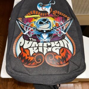 Glow In The Dark Disneyland The Pumpkin King Crossbody Sling Bag